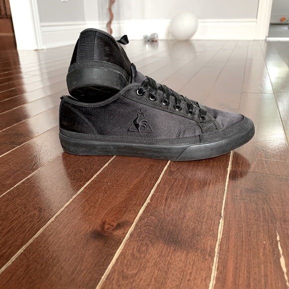 le coq sportif satin noir